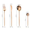 Venta Caliente Acero Inoxidable Cuchillo, Tenedor y Cuchara Portugueses Set de Vajilla Popular en Internet Estilo Europeo Hotel Cuchillo para Filete Cuchara de Postre