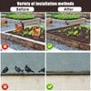 Púas para Aves Púas para Aves 43cm Plástico Alero Aves Antirrobo Instalaciones de Circuito Púas para Aves Herramientas de Jardín Gato Púas Altas