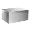 Caja de Herramientas de Ferretería de Chapa de Hierro de Acero Inoxidable Engrosada, Caja de Almacenamiento y Almacenamiento, Disponible en Varios Tamaños, Forma Rectangular Hecha a Medida para Camiones de Tres Ruedas