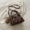 Bolso de Mujer Minimalista Retro 2026 Otoño Nuevo Estilo Elegante Texturizado Bolso de Hombro para Debajo del Brazo Bolso de Mano de Moda para Viajes Cotidianos