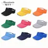 Gorra tipo visor con protección solar con impresión de logo personalizado para equipos, Gorra publicitaria, Agencia de viajes, Gorra para viajes y deportes