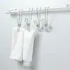Mosquetões de Grampo de Aço Inoxidável para Uso Doméstico, Adequados para Pendurar Itens Pequenos, Roupas Íntimas, Meias, Pregadores de Roupa para Secar, Armazenamento, Pregadores de Arame Resistentes ao Vento