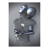 Figurita Abstracta de Metal Cobre Abrazándose de Amazon, Más Vendido Nórdico, Lienzo Decorativo para Dormitorio Sala de Estar, Núcleo de Pintura