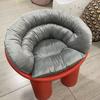 Silla Perezosa de Ocio Sofá Silla con Patas de Elefante Silla Individual de Balcón para Leer Silla de Cafetería de Lujo Ligero de Diseñador Salida de Fábrica