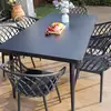 Juego pequeño de mesa y sillas redondas de acero al carbono simple para ocio en balcón, mesa de discusión, área de descanso, mesa de comedor para cafetería de té con leche al aire libre