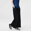 Pantalones de Traje Plisados de Verano de Alta Calidad para Mujer hasta el Tobillo, Estilo Issey Miyake de Cintura Alta, Pierna Recta, Pierna Ancha, Pantalones Casuales