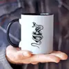 Taza de Cerámica con Elemento de Serpiente de Venta Caliente Transfronteriza, Taza de Café con Buena Apariencia