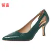 Liu Fu En Stock Nuevo Modelo Primavera 2026 Comercio Exterior Tallas Grandes Zapatos de Mujer Punta Fina Tacón de Aguja Moda Sandalias de Tacón Alto