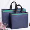 Bolsa de hombre Bolsa ecológica recubierta de película Bolsa no tejida Bolso de mano Bolsa de compras Bolsa para zapatos Bolsa tipo caja para zapatos Ropa en stock Color oscuro