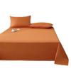 Nueva sábana de algodón de una sola pieza, moderna y sencilla, individual, doble, para dormitorio, de sarga de color liso, de algodón puro, producto individual, venta al por mayor