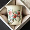 Fabricante Horno Ru Pastel Nueve Melocotones Copa Justa Cerámica Juego de Té Kung Fu Mar de Té Copa Masculina No Caliente Taza de Té Taza de Té Divisor de Té