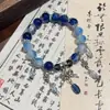 Pulseras de Venta Caliente al por Mayor, Colgantes de Candado Ruyi Estilo Antiguo, Pulseras de Cuentas, Pulseras Versátiles de Temperamento de la Fortuna de Nicho y Pulseras