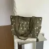 Bolso de Hombro Único de Gran Capacidad de Moda Bolso de Mano Casual para Viajes Cotidianos Nuevo Estilo Otoño 2026 Color Bloque de Color de Nicho Bolso Tote de Lunares