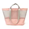 Bolsa de Mão Harajuku Style com Tela e Cores Contrastantes Feminina 2026 Verão Grande Capacidade Leve Diária Bolsa Tote de Ombro Único