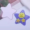 Estrela Cadente Acrílica Infantil Impressão DIY Tamancos Acessórios de Cabelo Infantis Prendedor de Cabelo Material para Joias Artesanais