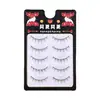 Pestañas Postizas Completas, Estilo Natural, Vástagos Transparentes, Vástagos Delgados, Pestañas Postizas de Cabello de Hada, Pestañas de Madre de Una Sola Pieza