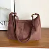 Bolsa Tote de Ombro Transversal Casual e Versátil, Grande Capacidade, Nova Moda Outono 2026, Estilo Coreano Tendência