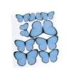 Decoración de pastel de cumpleaños con mariposa de papel estilo Ins transfronterizo, simulación de mariposa, suministros para fiestas, tapón de pastel