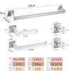 Set de Baño Transfronterizo Barra para Toallas de Acero Inoxidable Toallero Portarrollos de Papel Higiénico Gancho para Abrigos Aro para Toallas Colgante de Pared Portarrollos de Papel