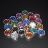 Lentejuelas láser para uñas transfronterizas, mezcla de purpurina, lentejuelas grandes, maquillaje DIY, maquillaje de ojos, cristal hexagonal, material epoxi