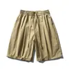 Yidao Vintage 2026 Verano Nuevo Retro Japonés Decoración de Remaches Diseño Holgado Versátil Lavado Denim Desgastado Shorts