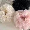 Rosa Industria Pesada Encaje Estilo Princesa Serie Ballet Anillo para el Pelo Intestino Grueso Cuerda para el Pelo Cola de Caballo Dulce Accesorios para el Pelo de Tendón de Goma