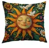 Cactus de Verano, Paloma, Leopardo, Cruz de Sol Funda de Almohada Popular Transfronteriza Temu para Oficina, Dormitorio, Sofá