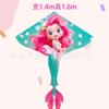 Weifang cometa de sirena al por mayor niños adultos caricatura tela triangular cometa brisa fácil de volar puesto juguetes fabricantes
