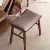Banqueta de Maquiagem de Madeira Maciça Banqueta Selim Novo Estilo Chinês Mesa de Centro Banqueta com Assento Macio Banqueta para Sofá de Sala de Estar Banqueta para Trocar Sapatos na Porta Banqueta de Vestir