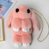 Bolsito Lindo Bolsa de Conejo Un Hombro Doble Hombro Bandolera Estudiante Femenina Versión Coreana Versátil Bolsa para Niños Moda Femenina