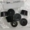 Junta de aço com furo para parafuso, base de borracha cônica, suporta carga, antiderrapante, amortecimento, pé de móvel, instrumento, chassi, base de borracha para pé