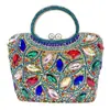 Bolsa de Festa Transfronteiriça Nova Incrustada de Diamantes Bolsa Vertical de Ombro Único Transversal Bolsa Feminina Banquete Europeu e Americano Bolsa Clutch de Mão Totalmente Cravejada de Diamantes