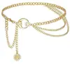 Cadena de cintura de metal elegante transfronteriza, accesorio para mujer, nueva cadena corporal de moda para chicas sexys, cadena de cinturón para vestido