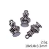 18X9.8X8.2Mm 2.6g Color Plata Antigua Comercio Exterior Accesorios DIY Incensario Colgante Peregrinación de San Diego