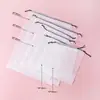 En Stock Bolsa Pe Transparente con Cordón Oso Pequeño Mate Bolsa con Cordón para Juguetes Bolsa de Empaque para Almacenamiento de Zapatos Grande para el Hogar