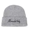 Gorra sin visera con letra bordada otoño e invierno gorro de lana tejido comercio exterior transfronterizo AliExpress Amazon gorro nuevo