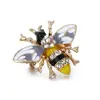 Broche de abeja europeo y americano accesorios femeninos moda pin de animal pin decorativo para solapa de traje pin de corsage