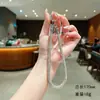 Llavero Colgante para Teléfono con Doble Hebilla de Pedrería Antiperdida Lujo Cadena de Teléfono con Doble Hebilla Accesorios