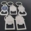 Abrebotellas con Llavero en Forma de Casa Creativo Logo de Empresa Inmobiliaria Pequeño Regalo Llavero Metálico con Forma de Casa