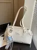 Bolsa Tote Simples para Mulheres, Bolsa de Mão e Bolsa de Ombro de Grande Capacidade, Modelo Novo de Inverno Estilo Coreano Casual 2025, Bolsa Baguete para o Dia a Dia da Mulher