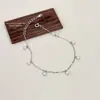 Pulseira de Contas Redondas Suaves Brisa Noturna Japonesa e Coreana para Mulheres Prata de Lei S925 Versátil Moda Luxo Leve Joias para Estudantes Verão Atacado