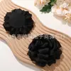 Elegante, Suave y Romántico Malla de Borde Quemado Camelia DIY Pin Elegante Cuerda para el Cabello Adorno para la Cabeza de Mujer Accesorios de Ropa