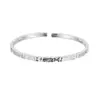 Pulsera de Plata de Ley 9999 Hielo Triturado Tres Caras para Mujer, Lujo Accesible y Pulsera Abierta Sólida de Plata Esterlina de Gama Alta como Regalo para tu Novia