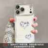 Capa de celular tipo pulseira com coração de diamante, adequada para Apple 17 Pro Max, iPhone 15, um design estiloso e luxuoso, novidade de 2016, e um design simples para iPhone 14
