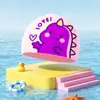 Gorros de Natación para Niños Son Modernos y Lindos, Estilo Dibujos Animados, Impermeables, Protegen los Oídos, No Aprietan, Gorros de Natación de Silicona para Niños y Niñas, Al Por Mayor
