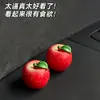 Novo Estilo Seguro Maçã Fruta Simulação Decoração de Carro Ornamento Fofo para Decoração de Painel de Carro Acessório para Pendurar