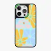 Design Floral Simples com Painel Traseiro Intercambiável, Capa Magnética Forte para iPhone 15 Pro Max, Tampa de Painel Traseiro Substituível para iPhone 14