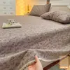 Sábana de tela de nido de abeja grado A, pieza única, para uso doméstico, dormitorio, residencia estudiantil, tamaño individual o matrimonial, juego de tres fundas de almohada, no está hecha de 100% algodón, apta para todas las estaciones