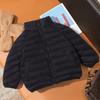 Ropa de Algodón para Niños de Comercio Exterior Nuevo Estilo 2025 Ligera y Delgada Cuello Alto Color Caramelo Ropa Acolchada de Algodón Cálida para Bebé y Niños de Talla Pequeña y Mediana