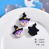 Calabaza de Halloween Promocional Calavera Fantasma Accesorios de Resina Hechos a Mano Material DIY Carcasa para Teléfono Móvil Imán para Refrigerador Diadema para el Cabello
